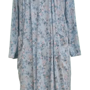 Robe de Nuit Adaptée  2-2298 Indigo fleuri