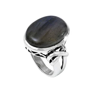 Chevalière Zuni Labradorite