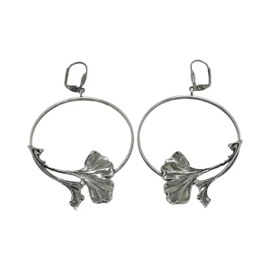 Boucles d'Oreilles Ginkgo Orbit