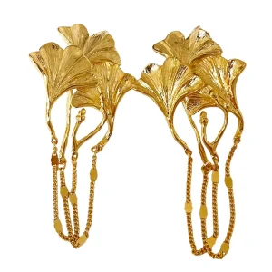 Boucles d'Oreiiles GinTao Tika Dorées