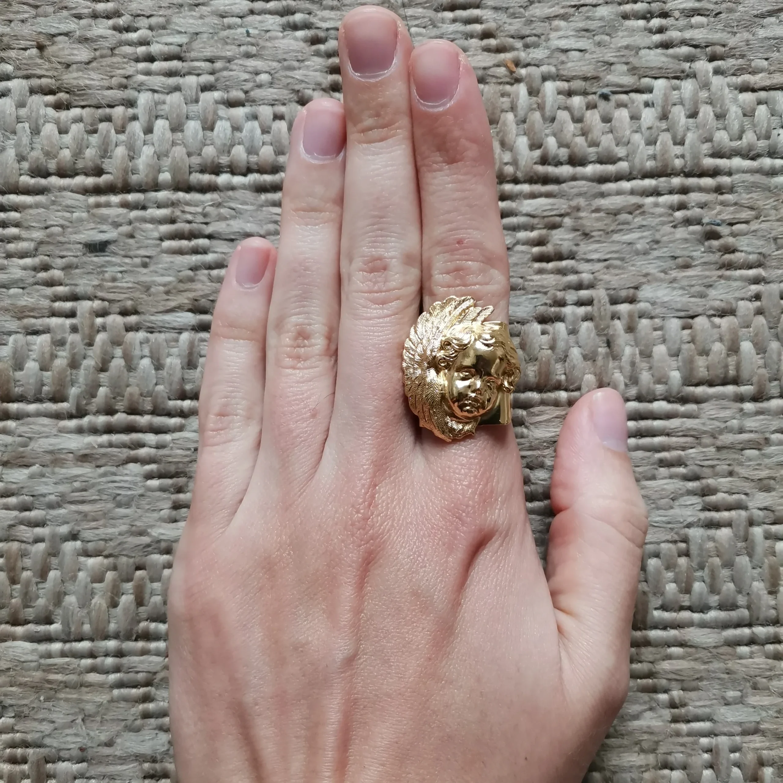 Bague Angel Dorée – Image 3