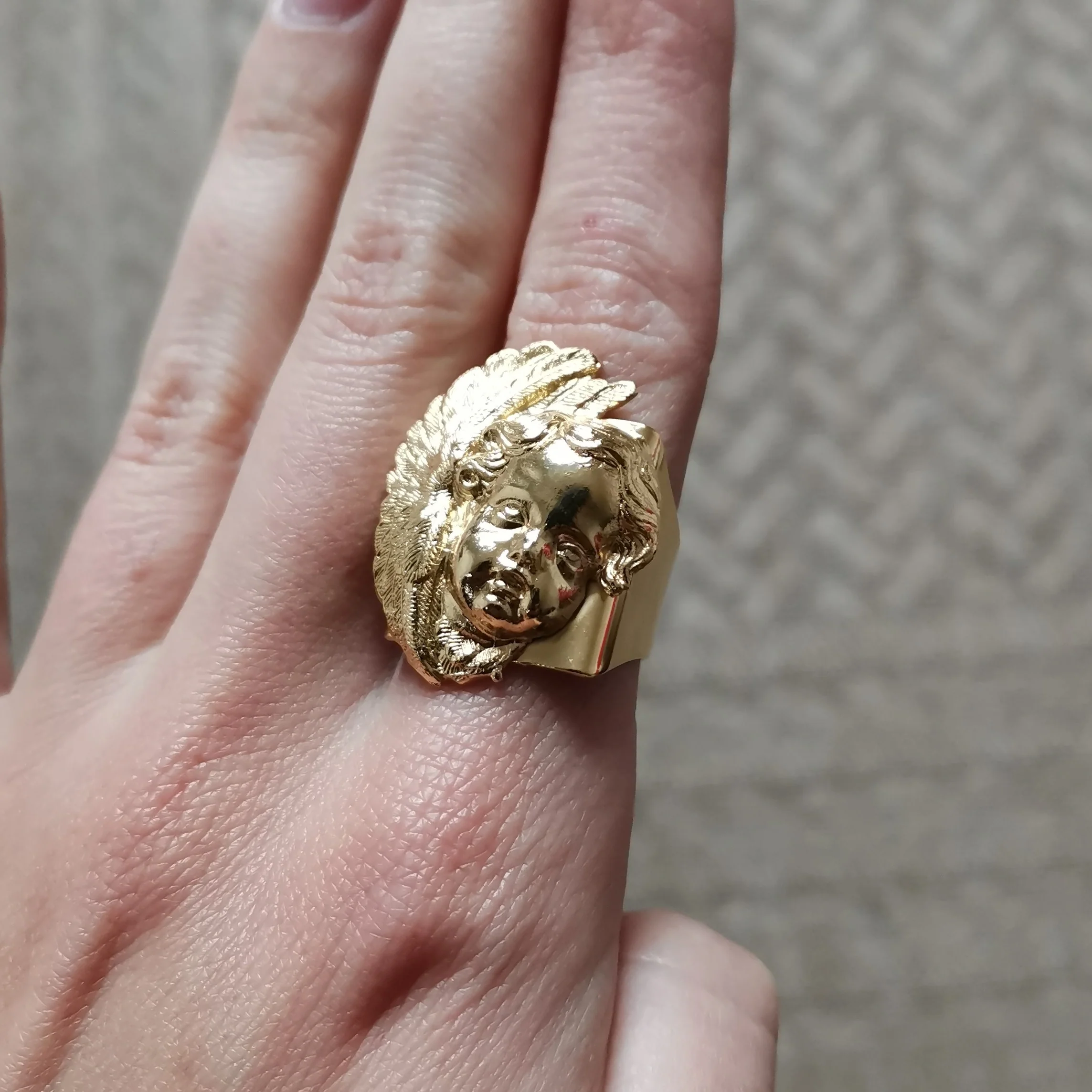Bague Angel Dorée – Image 2