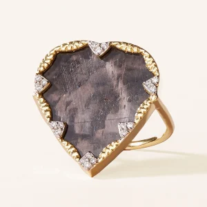 Bague Lima - Onyx Texturé