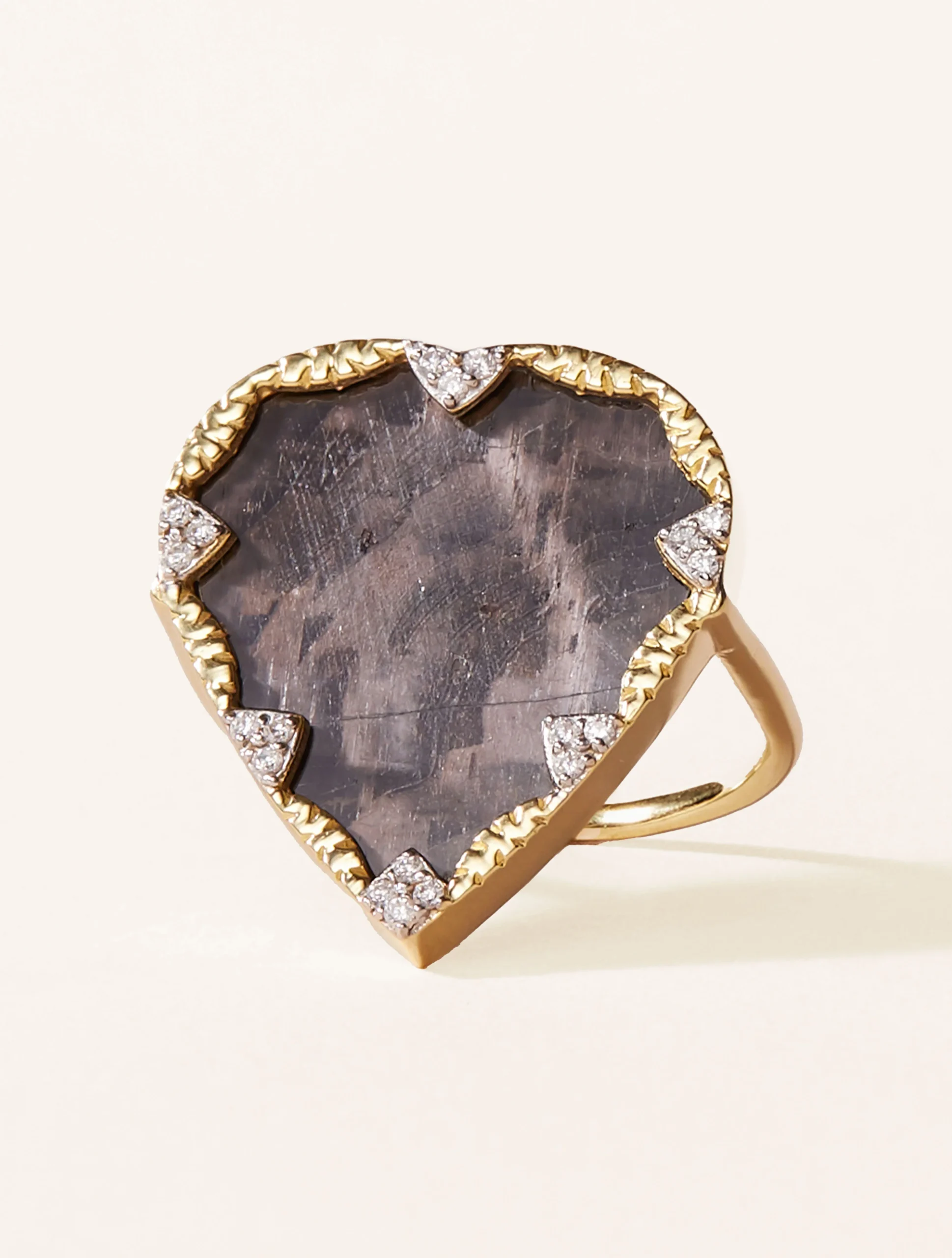 Bague Lima - Onyx Texturé