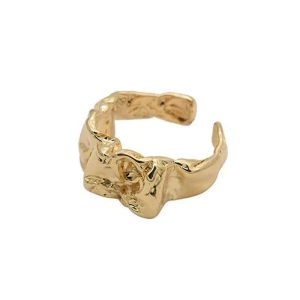 Bague ajustable femme doré