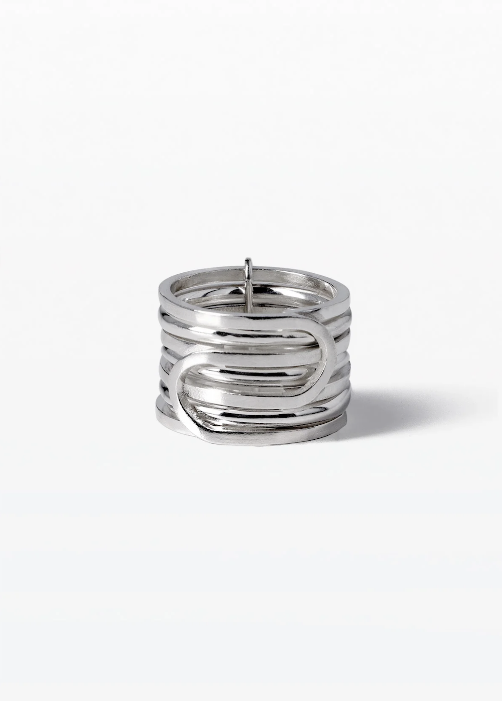 Bague argent multi anneaux – Forma