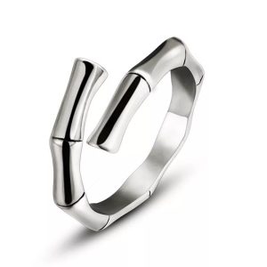 Bague argent ajustable