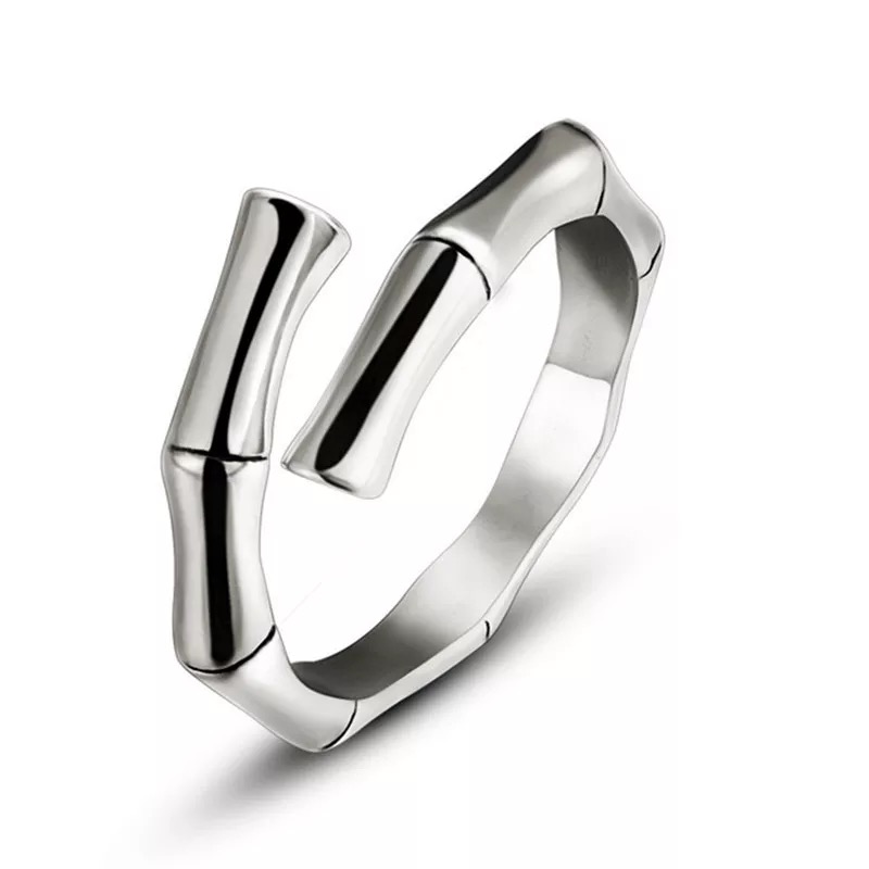 Bague argent ajustable