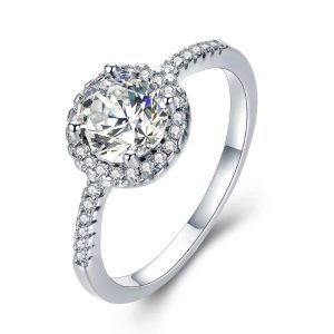 Bague femme zirconium