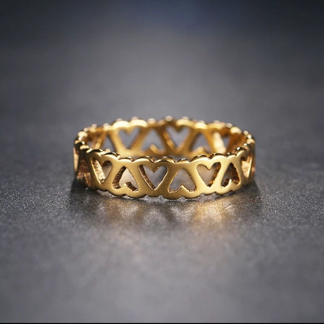 Bague femme fine acier – Image 2