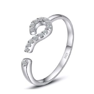 Bague original oxydes de zirconium