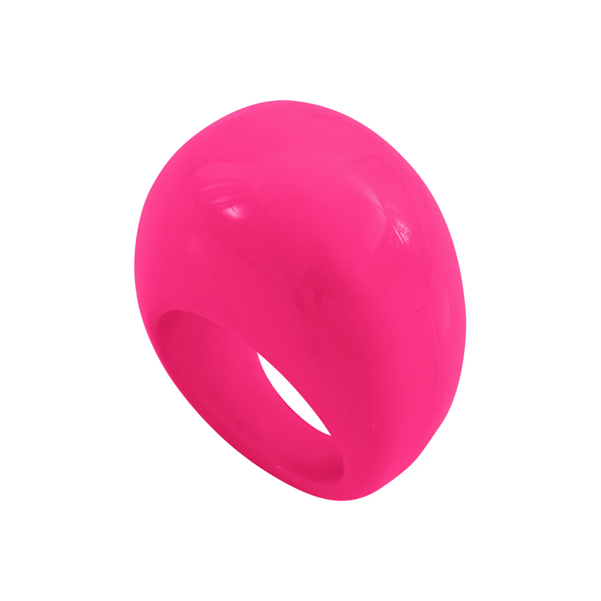 Bague Lara en Lucite rose – Image 4