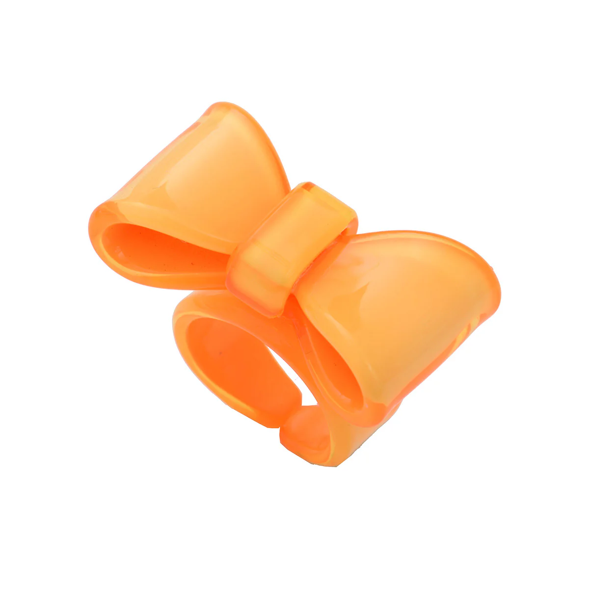 Bague Maia taille ajustable en acétate noir – Image 6