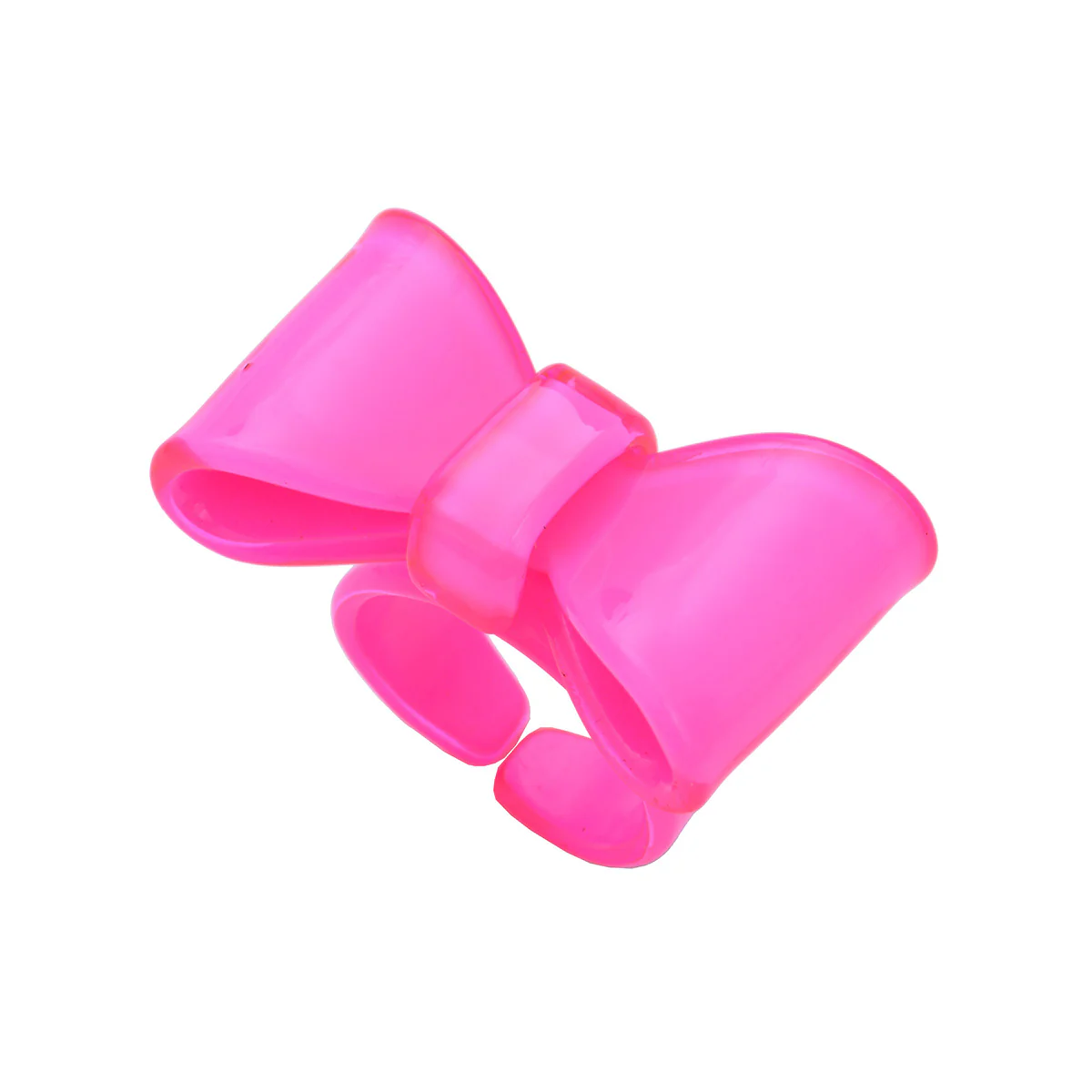 Bague Maia taille ajustable en acétate noir – Image 7