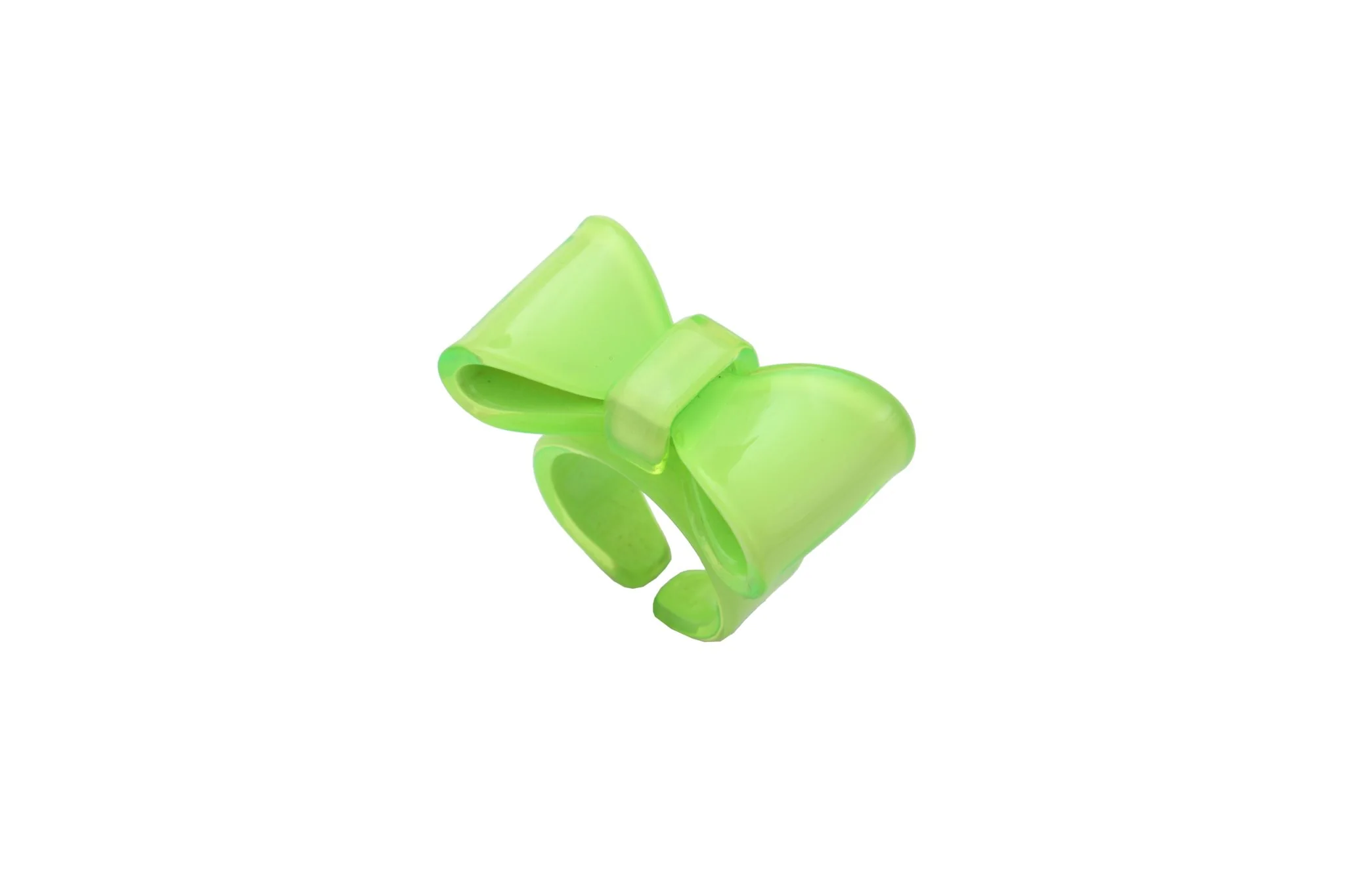 Bague Maia taille ajustable en acétate noir – Image 8