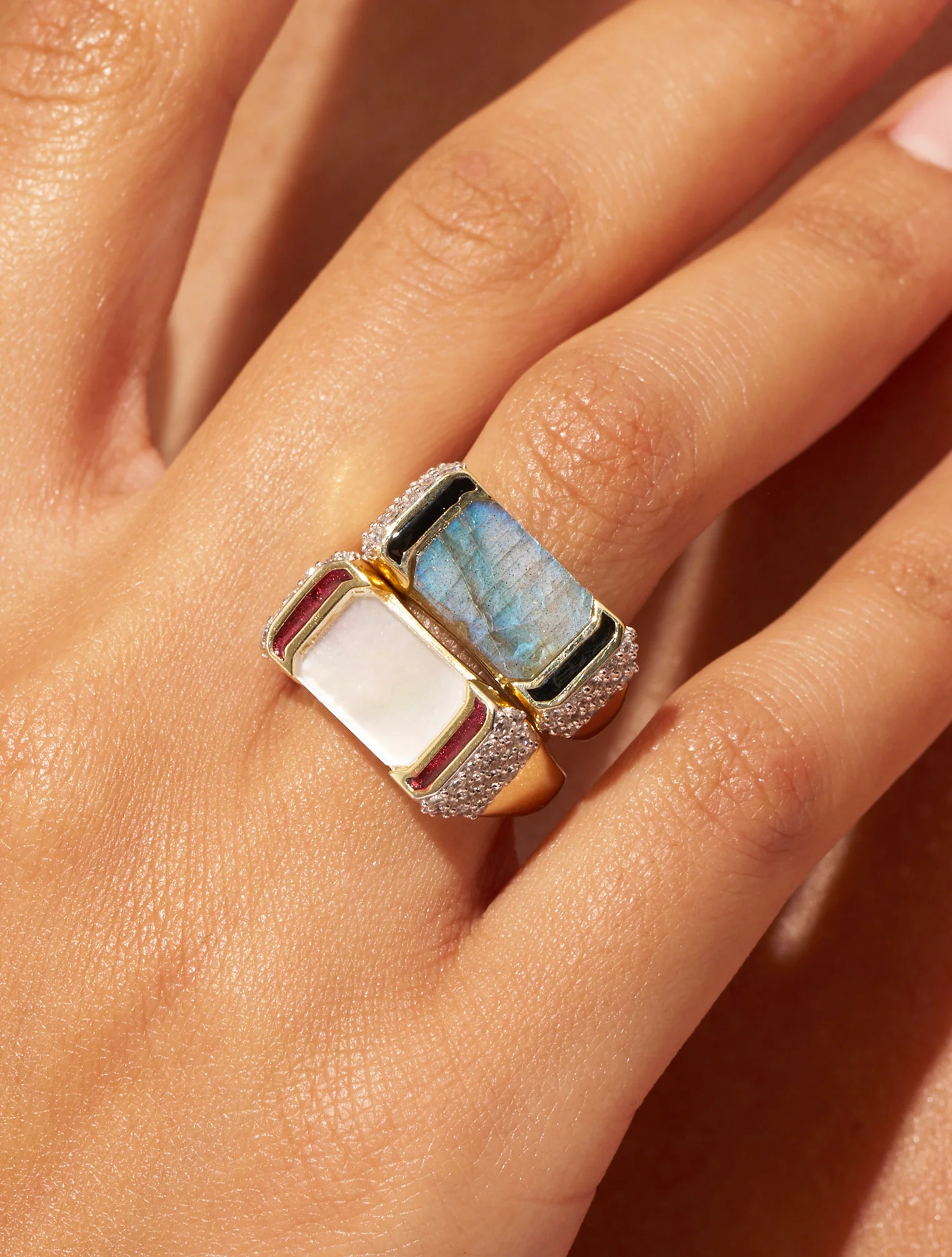 Bague Berry - Labradorite – Image 3