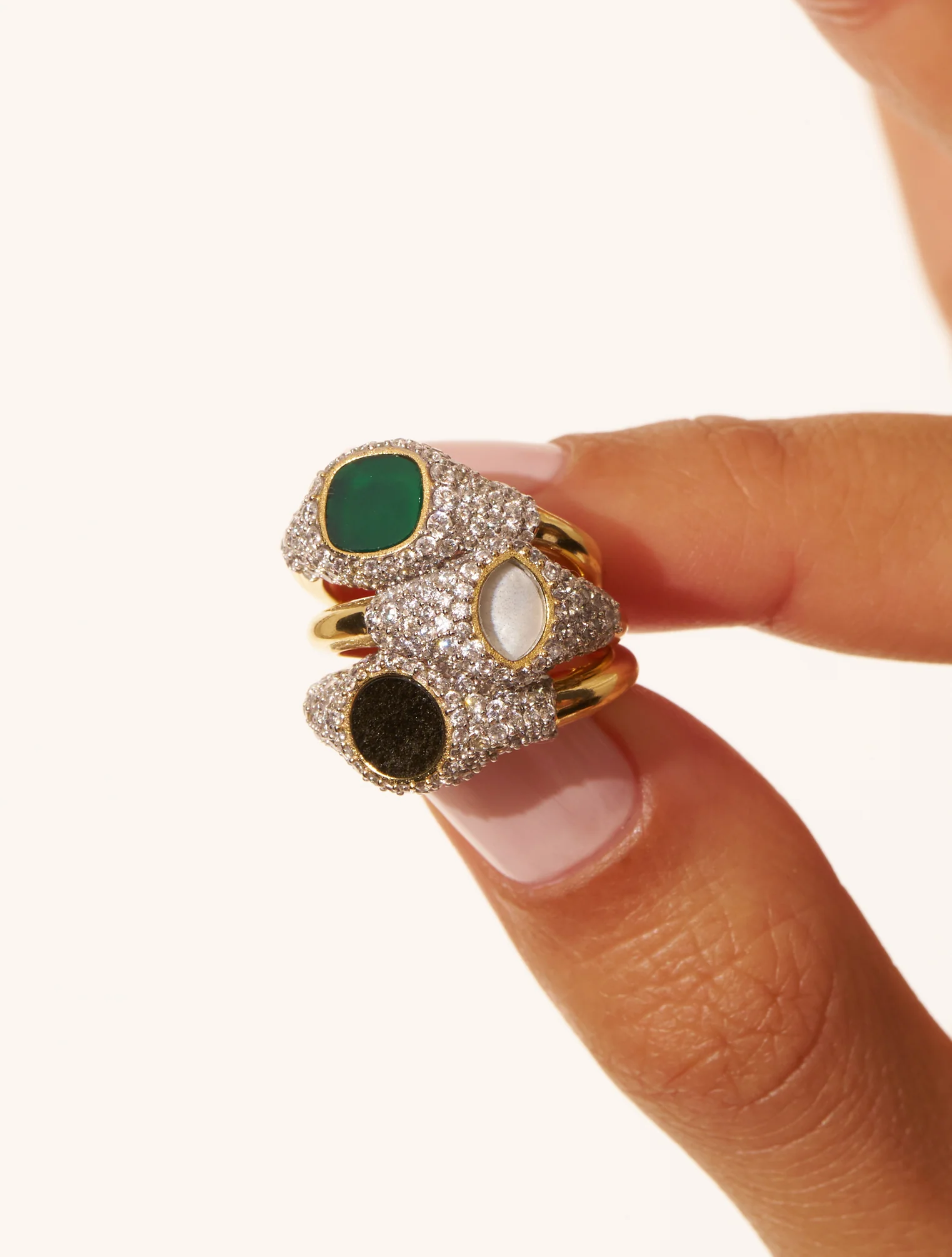 Bague Holi - Onyx Vert – Image 2