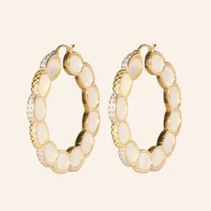Boucles d'oreilles Amara - Nacre