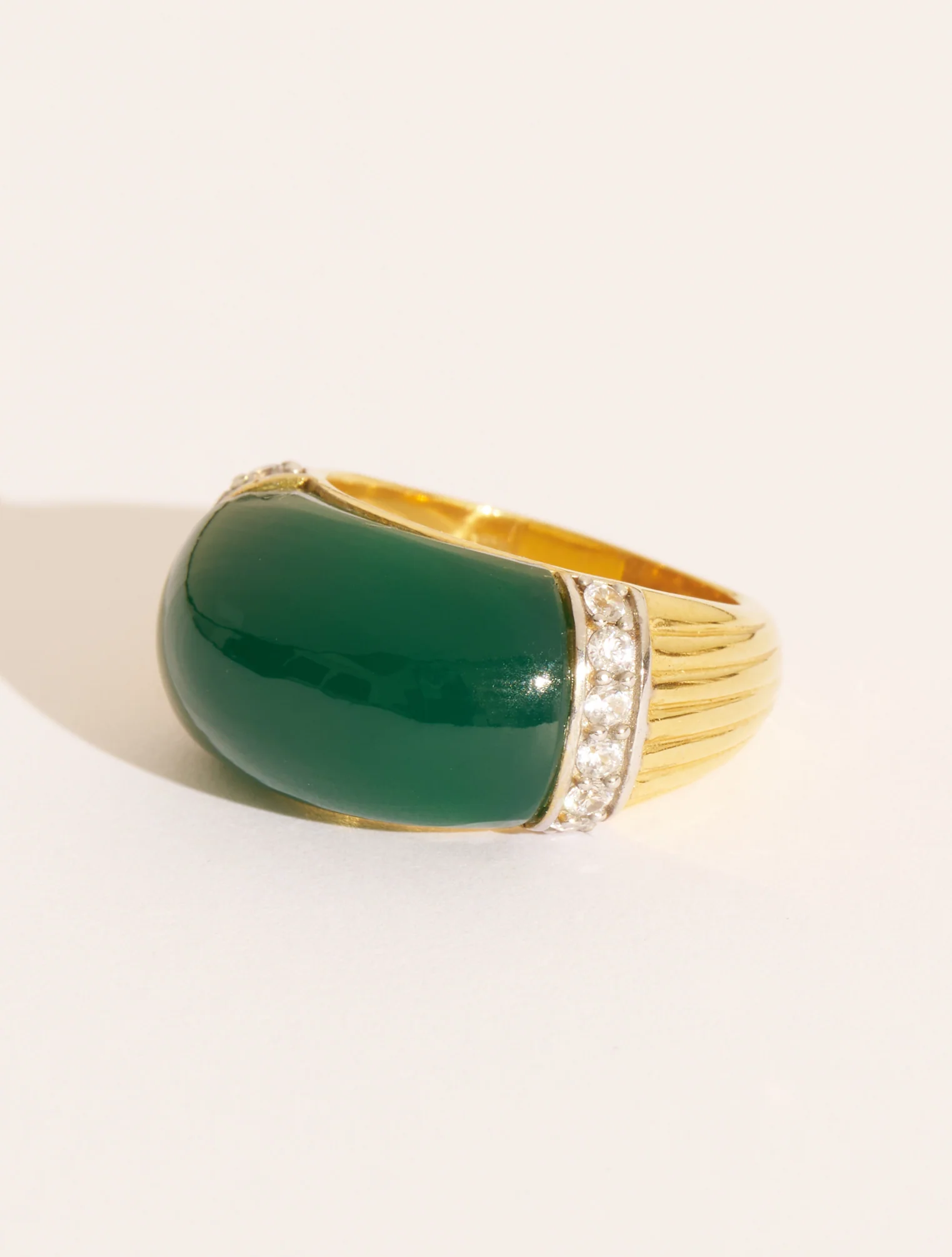 Bague Amenza - Onyx Vert