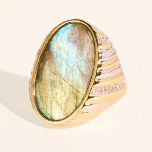 Bague Amara - Labradorite