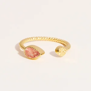 Bague Bali - Quartz Fraise