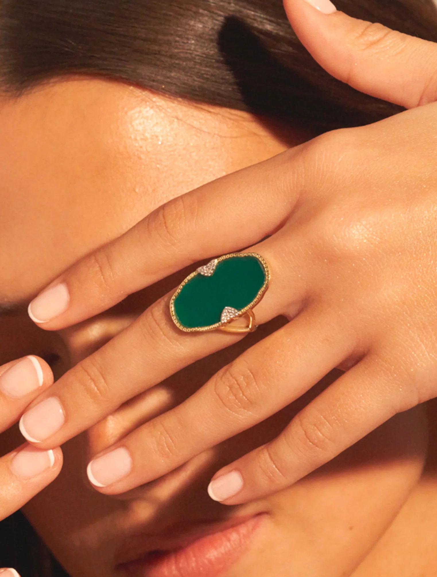 Bague Belize - Onyx Vert – Image 3