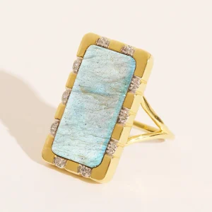 Bague Bianca - Labradorite