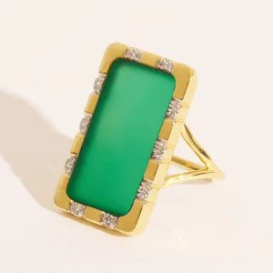 Bague Bianca - Onyx Vert