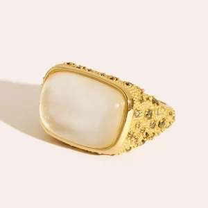 Bague Empreinte - Nacre