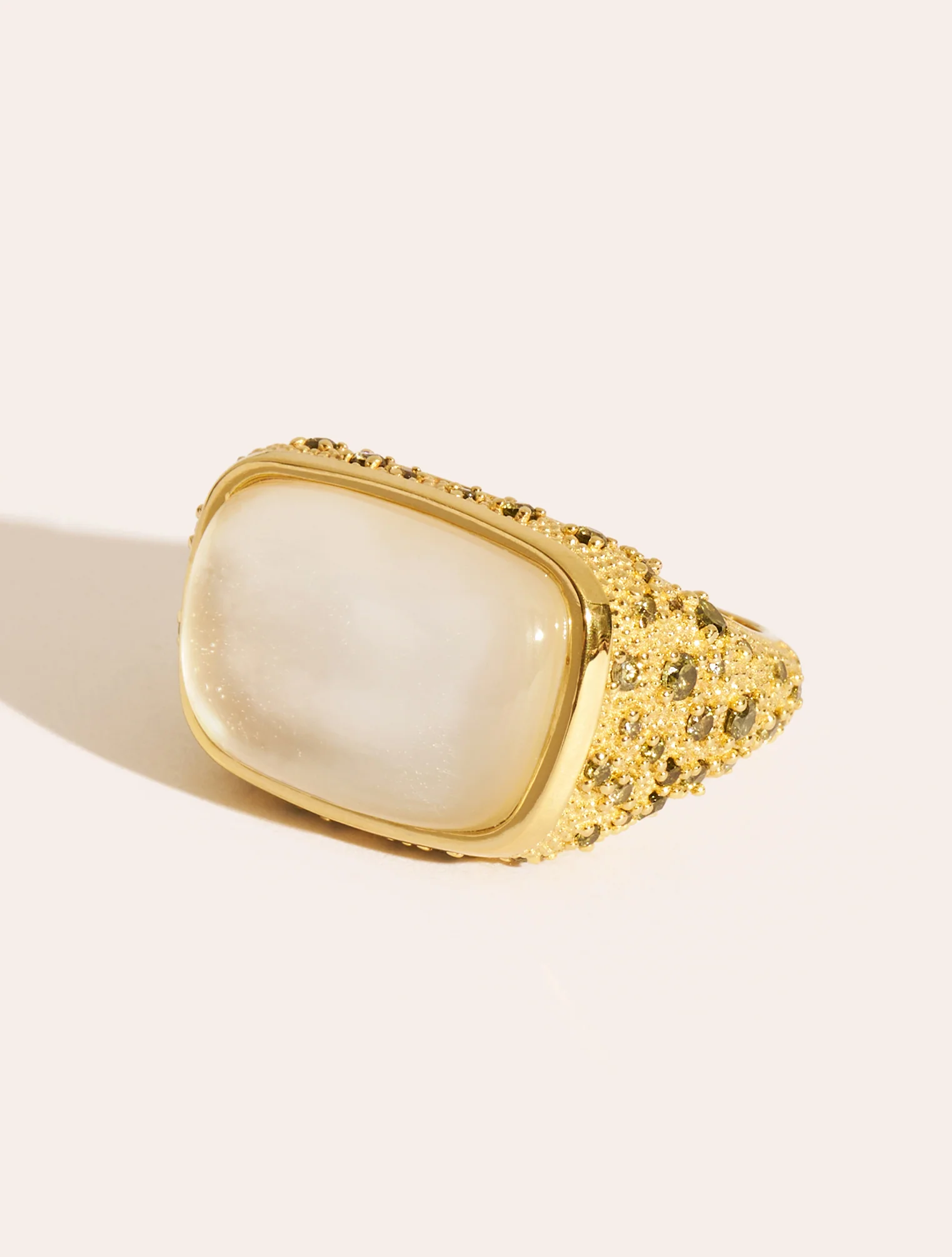 Bague Empreinte - Nacre