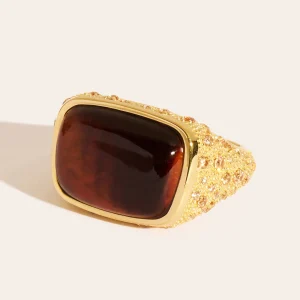 Bague Empreinte - Oeil de Tigre