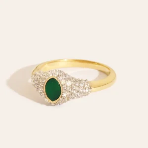 Bague Gigi - Onyx Vert