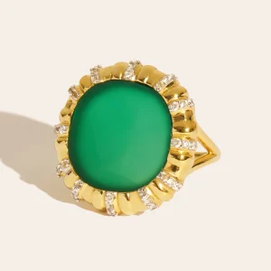 Bague Héritage - Onyx vert