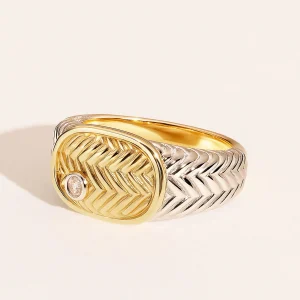 Bague paradoxe - Or et argent