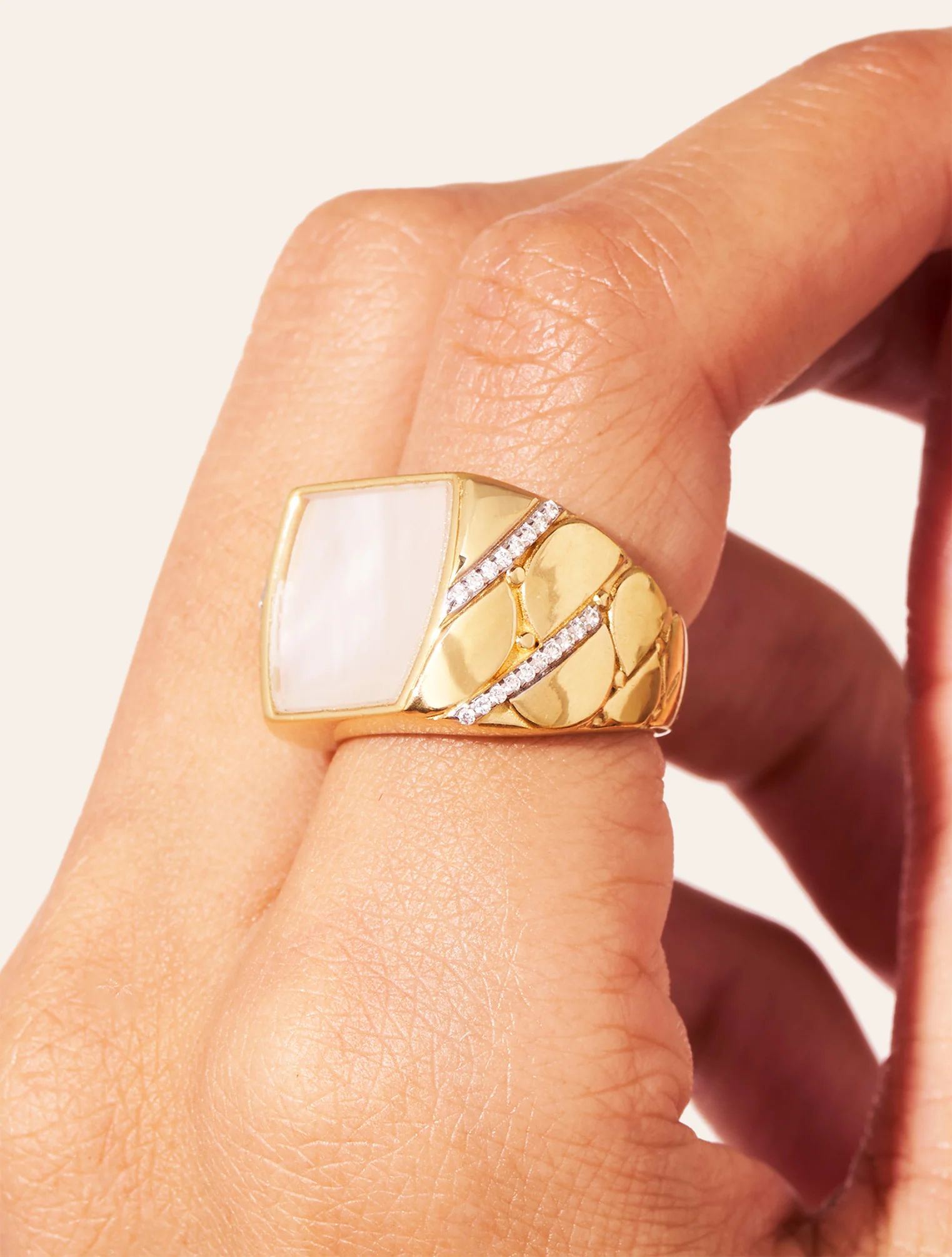 Bague Seema - Nacre – Image 3