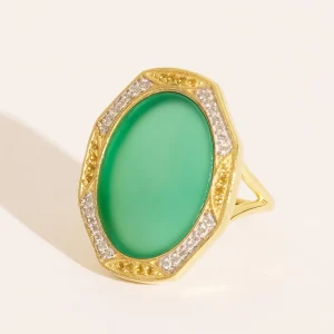 Bague Sinaï - Onyx Vert