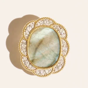 Broche Esmée - Labradorite