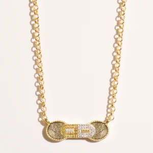 Collier Sinae - Obsidienne dorée