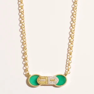 Collier Sinae - Onyx Vert