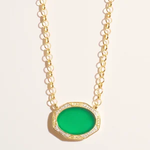 Collier Sinaï - Onyx Vert