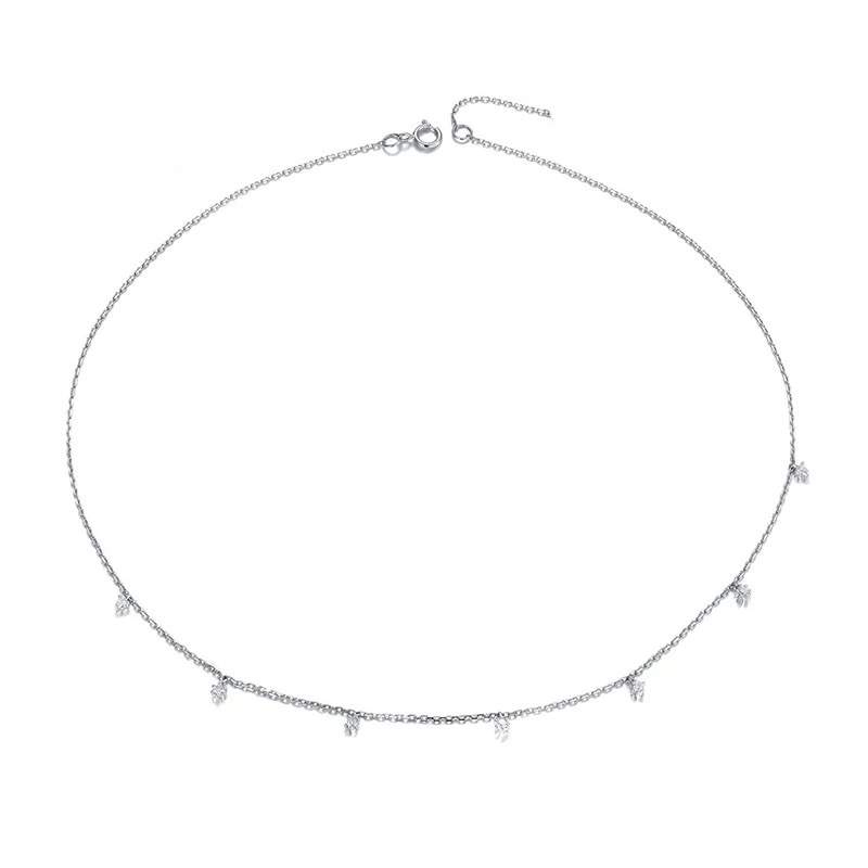 Bijoux fantaisie argent- ras du cou swarovski