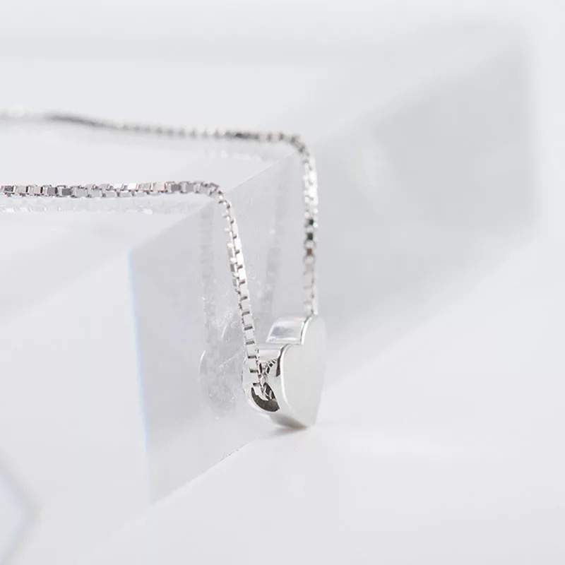 Bijoux fantaisie argent- pendentif petit coeur – Image 2