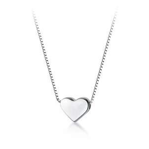 Bijoux fantaisie argent- pendentif petit coeur