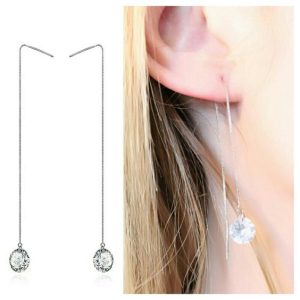 Boucles d&rsquo;oreilles zirconium tendance