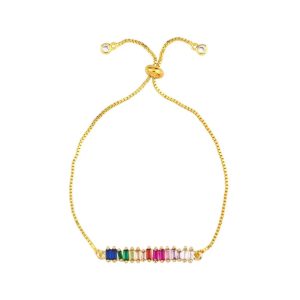 Bracelet arc en ciel- barre
