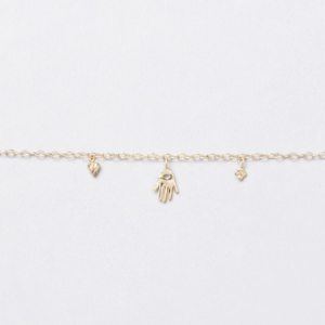 Bracelet or jaune pendentif – Dina