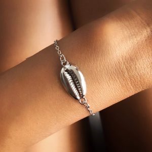 Bracelet coquillage argent