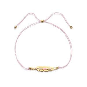 Bracelet cordon rose