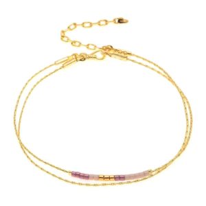 Bracelet fin plaqué or