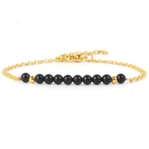 Bracelet créateur jade noir